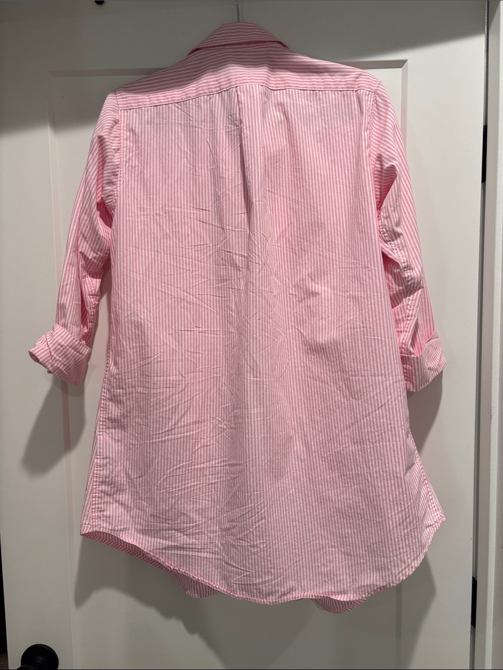Ralph Lauren Pink & White Striped Sleep dress - Picture 3 of 4
